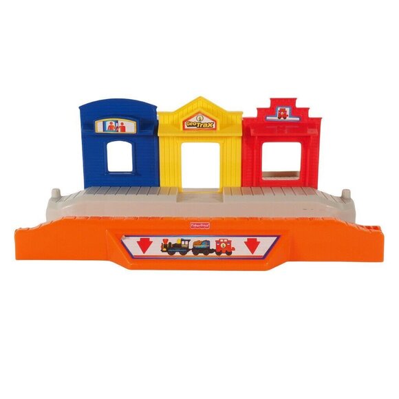 Fisher-Price Little People GeoTrax Train Station Playset 2008 - Picture 1 of 7
